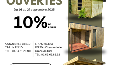 PORTES OUVERTES DE RENTRÉE – Jusqu’à -10% !