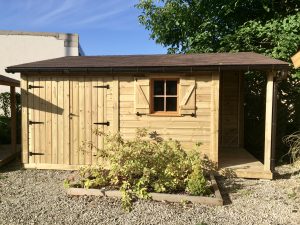 Abri de jardin Montfort 2,50 x 4 m en bois