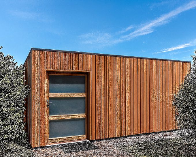 Abri de jardin QUADRO Ossature Bois  : AYOUS 21x45mm et 21x90mm | 4x3m |EPDM collé