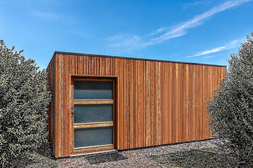 Abri de jardin QUADRO Ossature Bois  : AYOUS 21x45mm et 21x90mm | 4x3m |EPDM collé