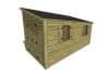 Abri de jardin ossature bois 22x25 deux pans