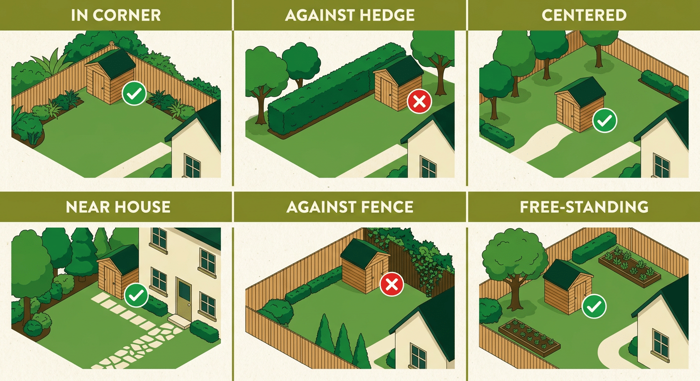 Six configurations d'implantation et leur conformité