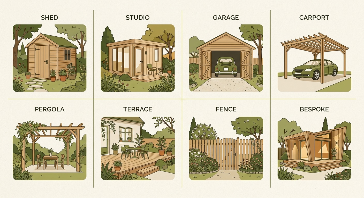 Les huit catégories de constructions bois Cerisier