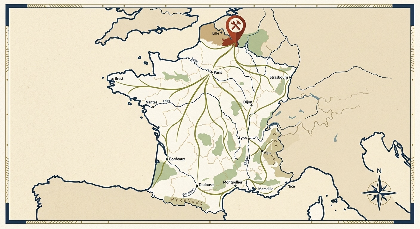Couverture France entière depuis l'atelier d'Illies