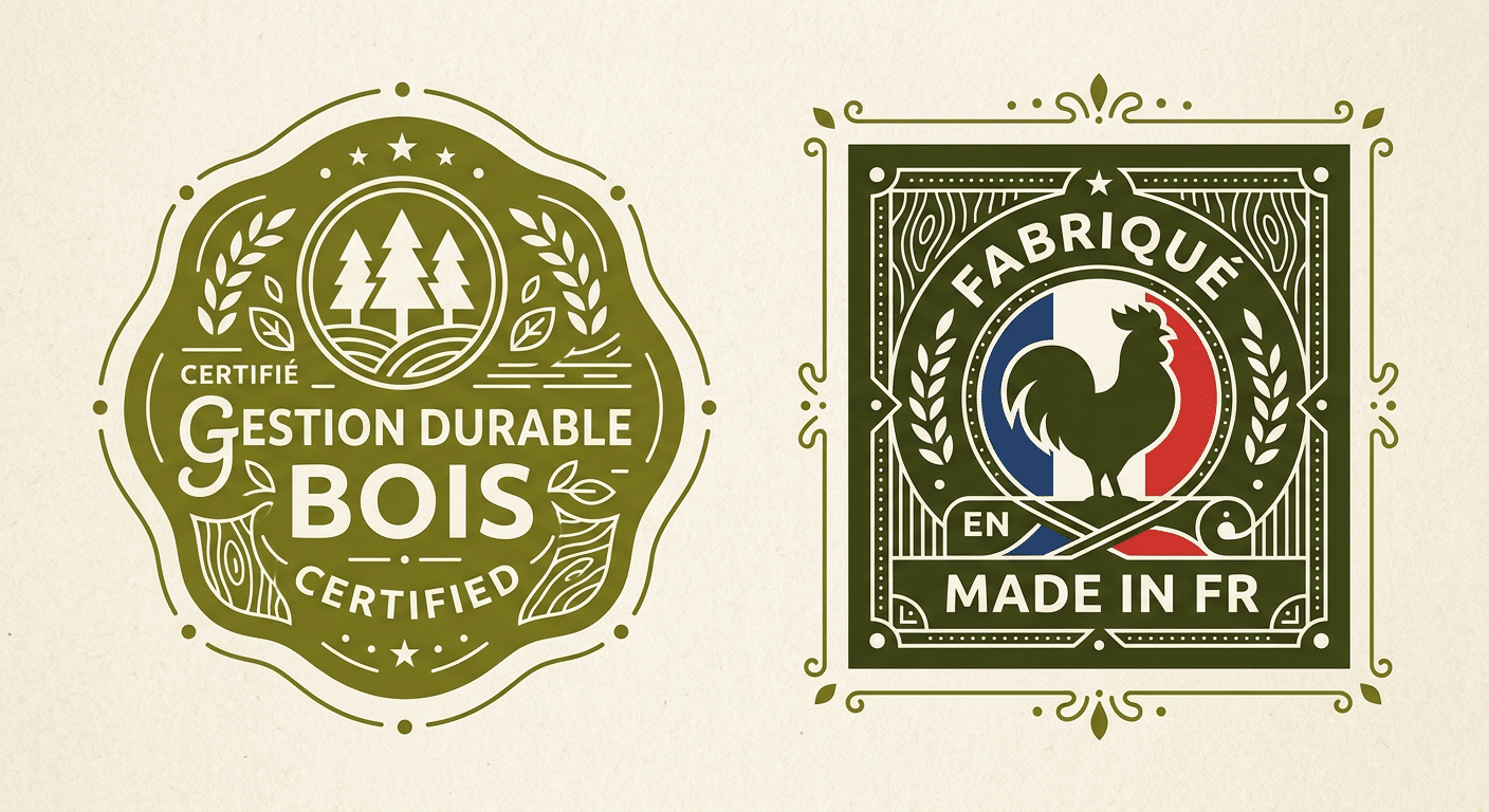 certifications de gestion durable et fabrication française