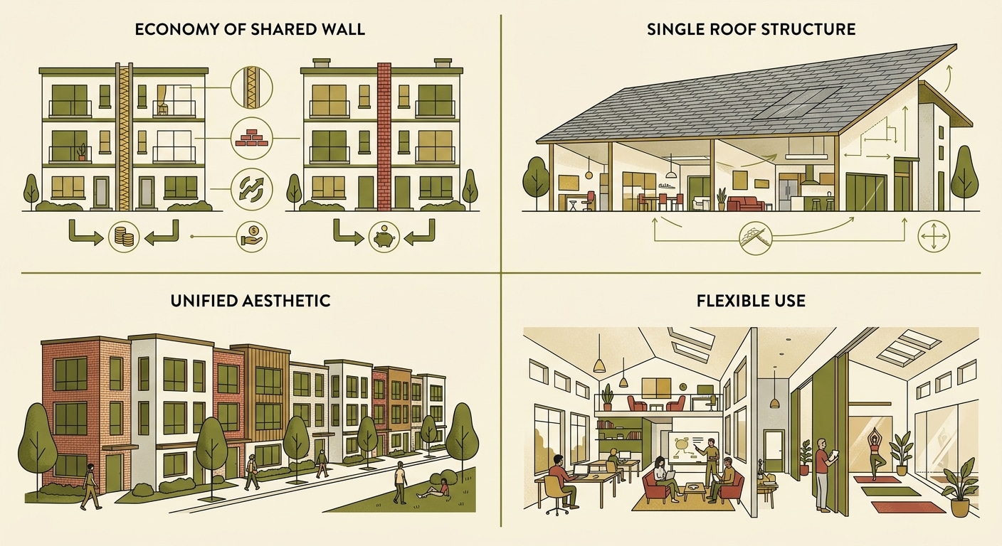 Les quatre avantages structurels de la combinaison garage + carport
