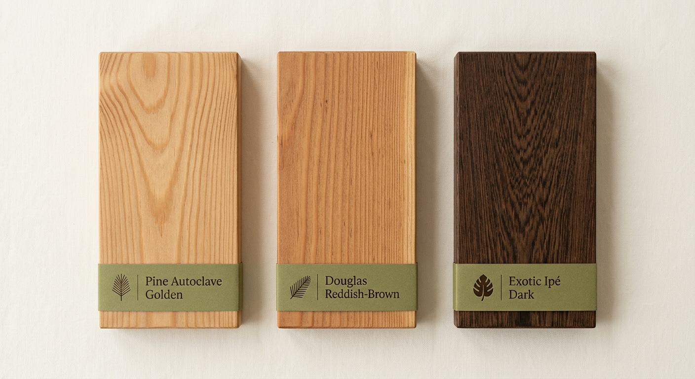 Trois essences principales pour terrasse bois