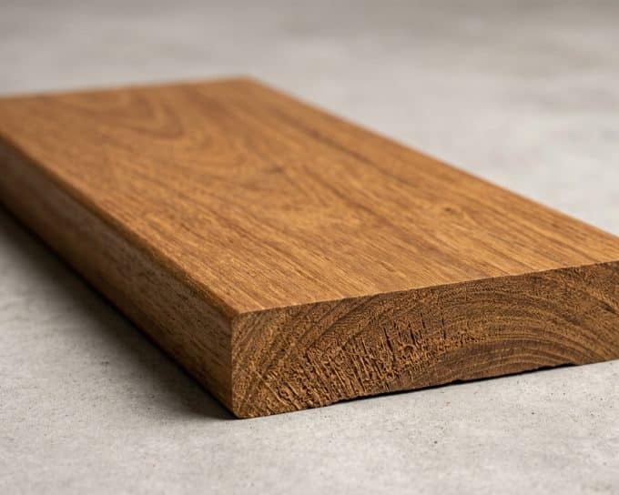 Terrasse cumaru — section