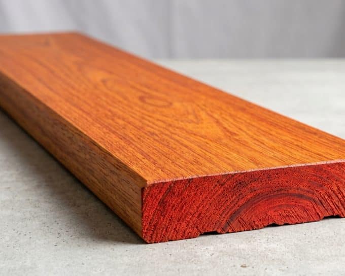 Terrasse padouk — section