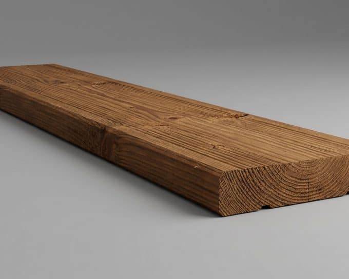 Terrasse section-pin-marron